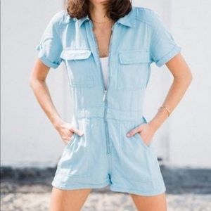 Urban Outfitters BDG Zip Utility Romper playsuit